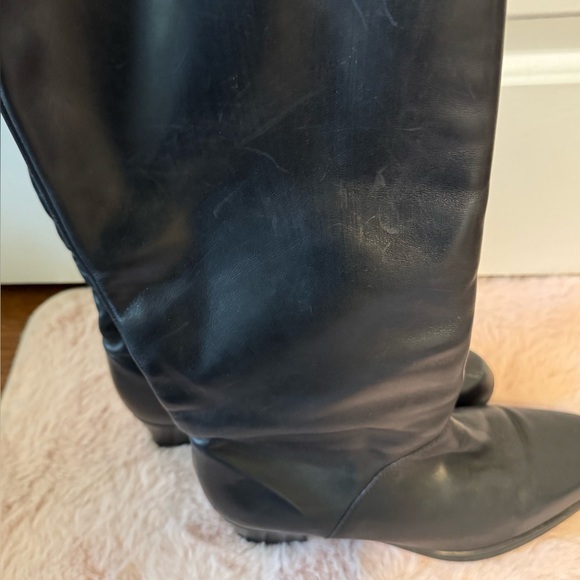 BOGO Regence Black Leather Knee-High Boots - Picture 8 of 11